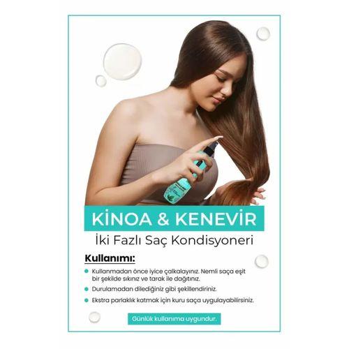 Çift Fazlı Kinoa & Kenevir Kondisyoner Fön Suyu 240 ML - mrfs