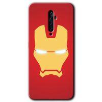 OPPO Oppo Reno 2z Kılıf HD Desen Baskılı Arka Kapak - İronMan