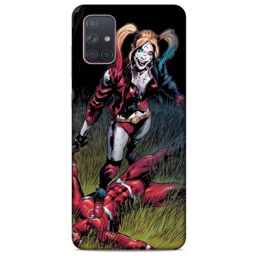 Samsung Galaxy A71 Uyumlu Kılıf Harley Quinn (40) Fit Silikon Kılıf Leylak