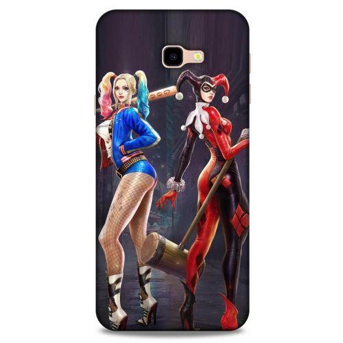Samsung Galaxy J4 Plus Uyumlu Kılıf Harley Quinn (19) Kılıfları Kestane