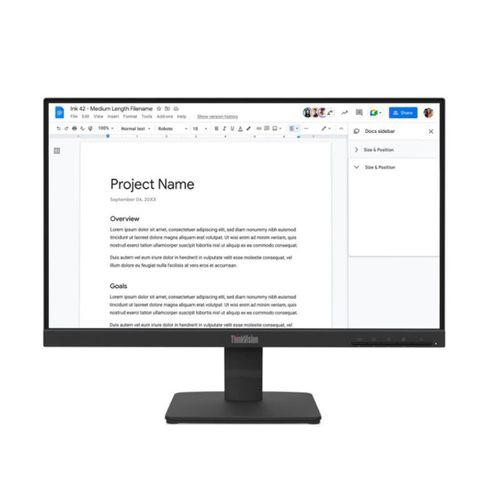 21.5 LENOVO S22-4E THINKVISION 64CBKAT6TK FHD 4MS 100HZ HDMI+VGA WLED MONITOR (3 YIL GARANTİ)