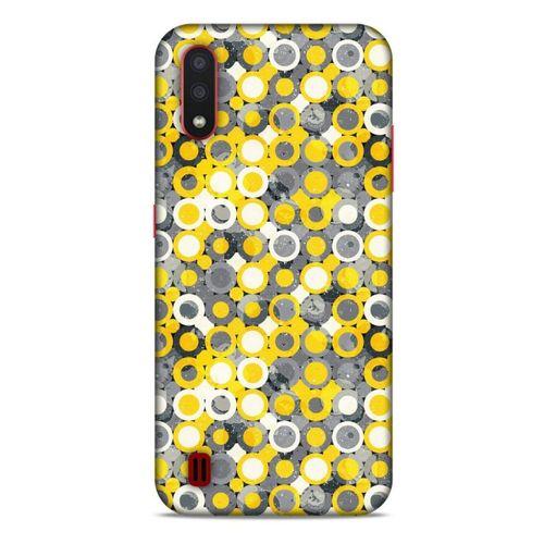 Geometrix 17 Samsung Galaxy A01 Kılıf Silikon Kapak