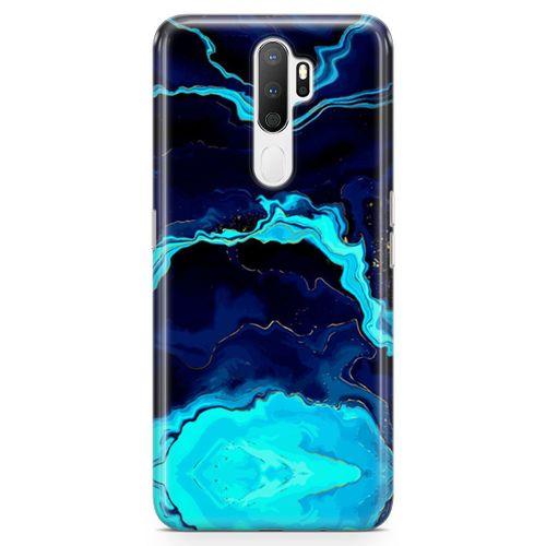 Oppo A9 2020 Kılıf Premium Mermer Arka Kapak Koruma Desenli Full Koruyucu