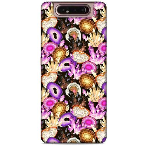 Samsung Galaxy A80 Kılıf Baskılı Özel Seri Taşlı (16) Kalın Kılıf