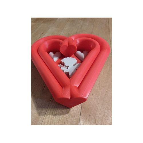 Cupid'in Kalp Cenneti Tepsisi 3D Baskı (Bu ürün Sadece Plastik parçadır - Almadan Önce Soru Sorabilirsiniz)