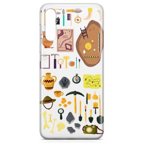 Samsung Galaxy A50s Kılıf Arkeolog Malzemeleri Arka Kapak Koruma Desenli Full Koruyucu