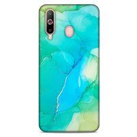 Samsung Galaxy A60 Uyumlu Kılıf Yeşil Delisi (3) Kapak Çay yeşil