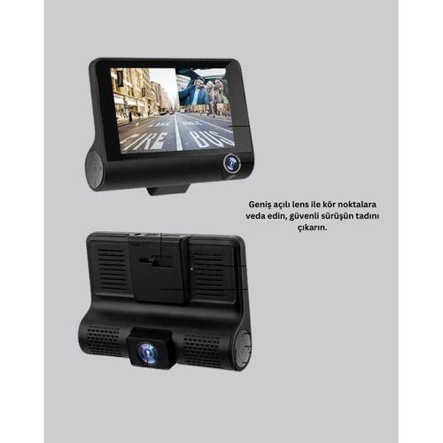 170° Geniş Açılı Araç Kamerası – 4.0” Ips Ekranlı Full Hd Dvr
