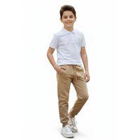 Bej Rengi 3 İplik Manşetli Kız Erkek Çocuk Eşofman Altı BGL-ST05045