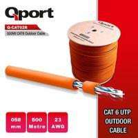 QPORT Q-CATO2R 23AWG 500 METRE TURUNCU KABLO