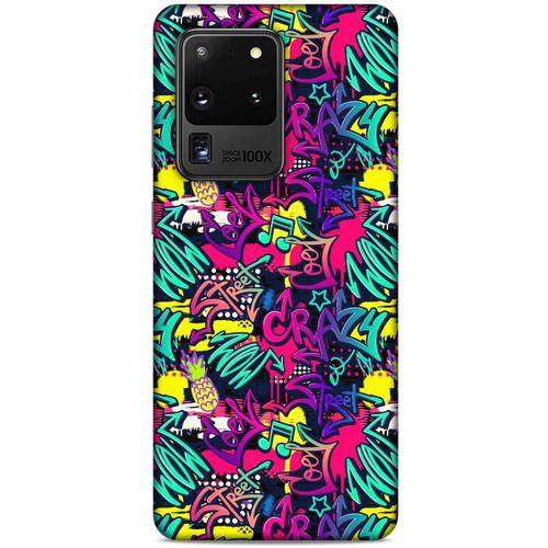 Graffitix (31) Desenli Silikon Kapak Samsung Galaxy S20 Ultra Kılıf