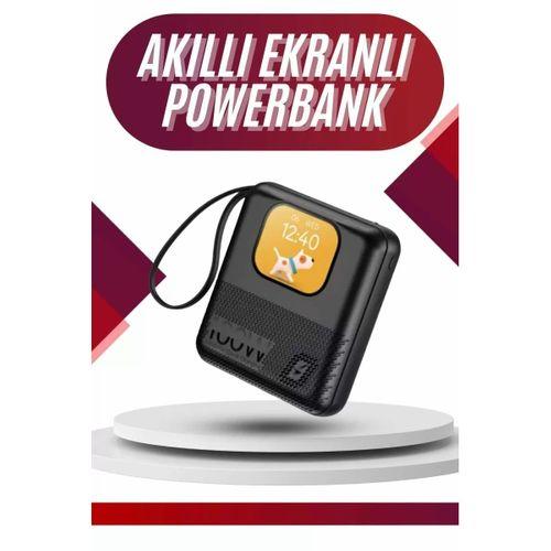 Akıllı Powerbank 10.000 Mah 4 Çıkışlı Taşınabilir Dijital Göstergeli