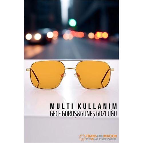 Modacar Gece Sürüş Görüş Parlama Önleyici Gece Gözlüğü Sis Far Işık Önleyici Anti-Fog Gözlük