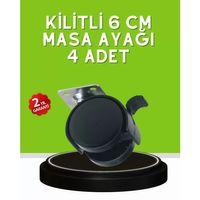 Sehpa Ve Restoran Arabası İçin Kilitli Ayak 4’lü