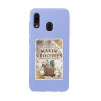 Samsung A20 Makin Groceries Desenli Premium Silikonlu Telefon Kılıfı