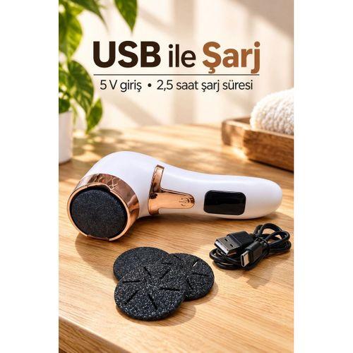 İki Hız Ayarlı Şarjlı Elektrikli Ayak Törpüsü