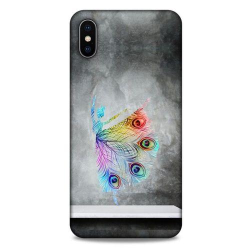 Apple iPhone XS Max Kılıf Desenli Özel Seri Tüyler (38) Neo Hybrid Kılıf