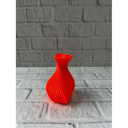 11 Cm Turuncu Kalp Formlu Mini Vazo Es Dekoratif Obje