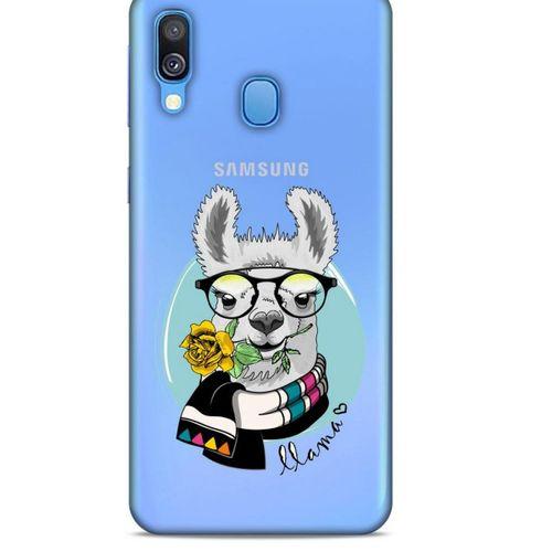 Zoologix (99) Samsung Galaxy A40 Şeffaf Kılıf Silikon Desenli