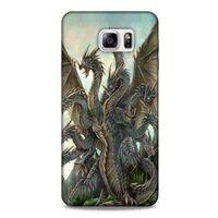 Samsung Galaxy Note 5 Kılıf Dragons (35) Fit Design Kılıf 9 Başlı Ejderha