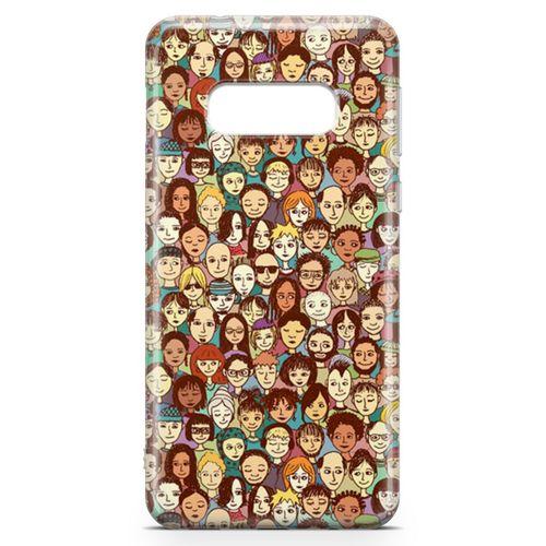 Samsung Galaxy S10e Kılıf Binbir Surat Arka Kapak Koruma Desenli Full Koruyucu