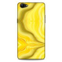 Mermer Desenli (11) Tema Tam Koruma Sarı Oppo A79 Kılıf