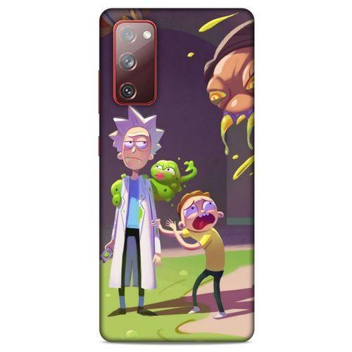 Samsung Galaxy S20 Fe Uyumlu Kılıf Rick And Morty (31) TPU Kılıf Cronenberg Rick