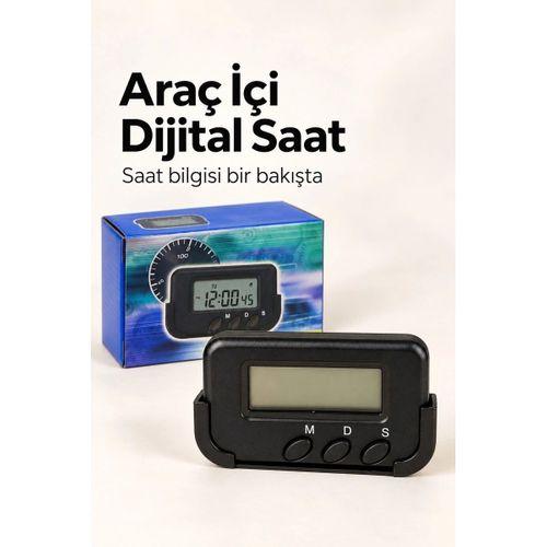 Alarmlı Dijital Araba Saati Takvim Ve Kronometre Özellikli