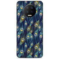 Lopard İnfinix Note 7 Uyumlu Kılıf Tüyler (10) Full Koruma Kılıfı