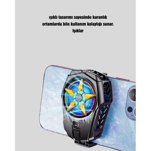 Taşınabilir Şarjlı Telefon Soğutucu – Sessiz Fan Motoru İle Yüksek Performans Koruma