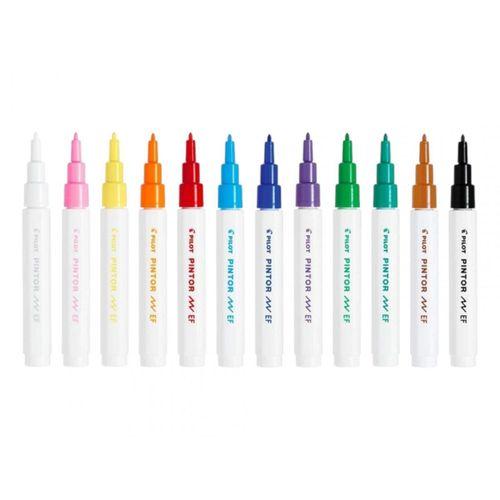 PILOT PİNTOR (EF) YUVARLAK UÇ 12 RENK BASIC SET