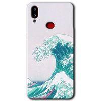 Samsung Galaxy A10s HD Baskılı Kılıf + 9D Tam Ekran Koruyucu - Dalga