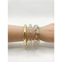 3'Lü Set Bilezik - Şeffaf