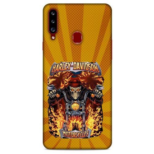 Samsung Galaxy A20s Uyumlu Kılıf Motorsiklet (9) Kılıf Harley Davidson