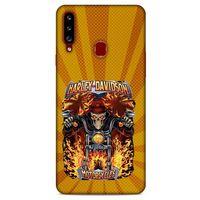Samsung Galaxy A20s Uyumlu Kılıf Motorsiklet (9) Kılıf Harley Davidson