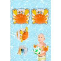 Deniz Turuncu Kolluk Yengeç Desenli Havuz Deniz Kolluk