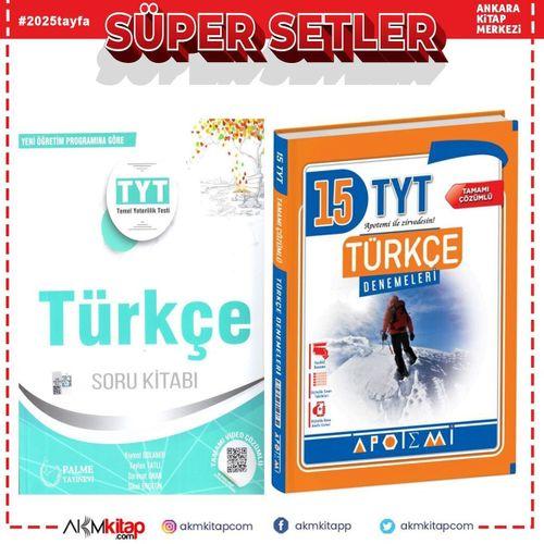 Palme TYT Türkçe Soru Bankası ve Apotemi Deneme Seti 2 Kitap