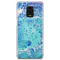 Xiaomi Redmi Note 9 Pro Kılıf Mermer Su Arka Kapak Koruma Desenli Full Koruyucu