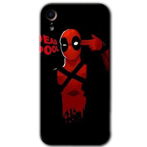 MRCİLETİSİM iPhone XR Kılıf Kapak - DeadPool 4 +Hayalet Ekran Yandan Gözükmez