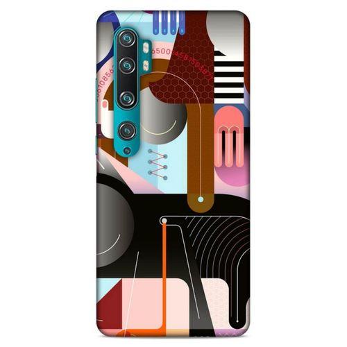 Lopard Xiaomi Mi Note 10 Uyumlu Kılıf Soyut Sanat (18) Desenli Telefon Kılıfları