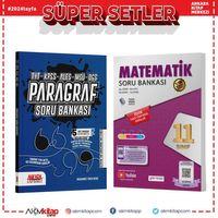 Yarı Çap 11.Sınıf Matematik ve AKM Paragraf Soru Bankası Seti 2 Kitap