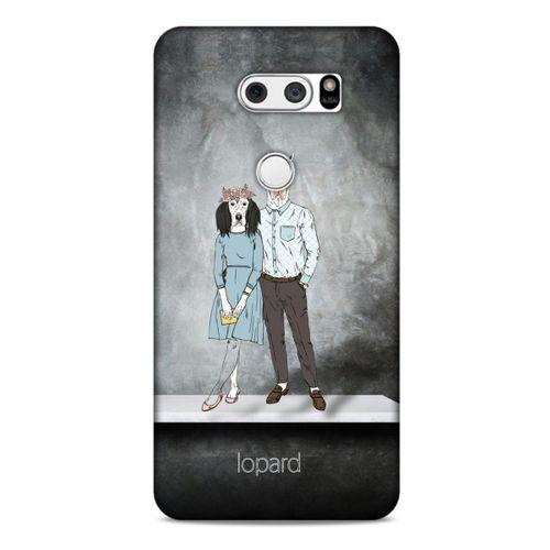 LG K50S Kılıf FunnyMaX (46) Core Armor Kılıf Antrasit Köpek