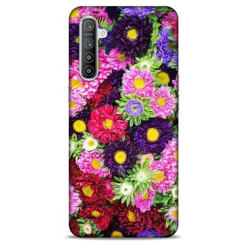 Lopard Oppo Realme XT Uyumlu Kılıf Bahar (43) Thin Fit Kılıf Çiçek Buketi