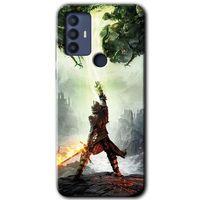 TCL 30 SE Kılıf HD Desen Baskılı Arka Kapak - Dragon Hunter