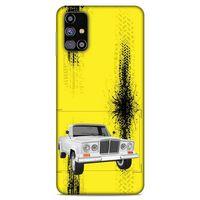 Lopard Samsung Galaxy M31s Uyumlu Kılıf PickUpX (16) Kalın Kılıf Kaymak Beyaz