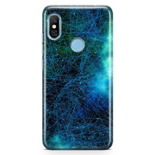 Xiaomi Redmi Note 6 Pro Kılıf Internet Galaxy Arka Kapak Koruma Desenli Full Koruyucu