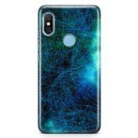 Xiaomi Redmi Note 6 Pro Kılıf Internet Galaxy Arka Kapak Koruma Desenli Full Koruyucu