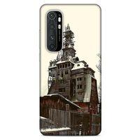 Xiaomi Mi Note 10 Lite Kılıf Dünya Mimarisi (40) Fit Silikon Kılıf Wooden Gagster House