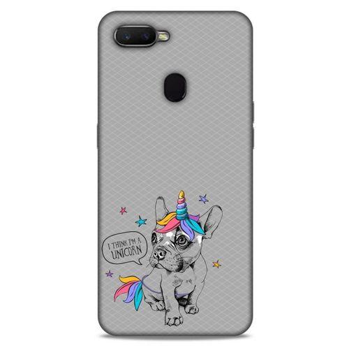 Animax Unicorn Dog Oppo Ax7 Kılıf Desenli Silikon