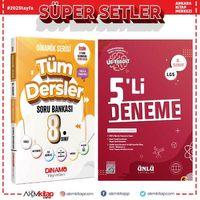 Dinamo Yayınları 8. Sınıf Tüm Dersler Dinamik Serisi Soru Bankası ve Ünlü 5 li Deneme Seti 2 Kitap